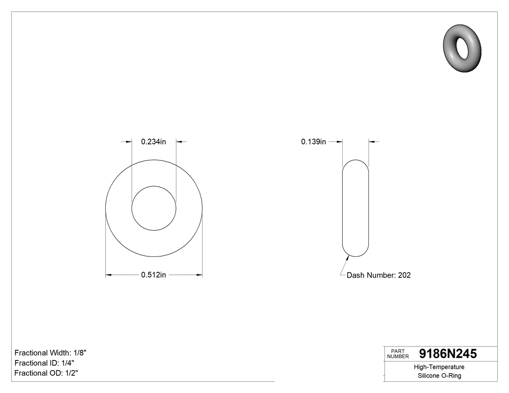 Technical drawing - 9186N245